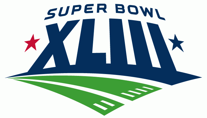 Super Bowl XLIII Logo vinyl decal